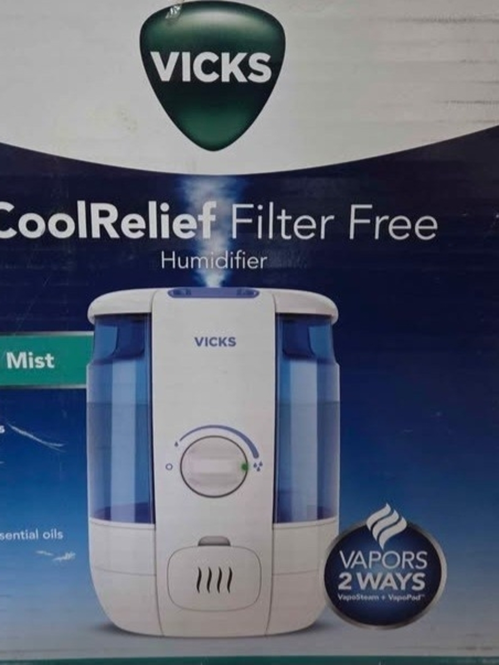 CoolRelief Filter Free Humidifier - Blue/White